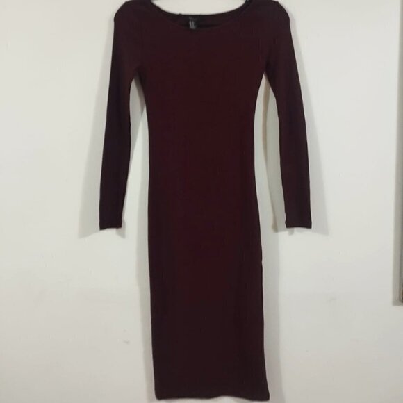 Forever 21 Bodycon Purple Dress - Picture 1 of 5